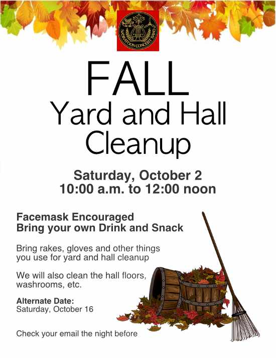 Fall Cleanup Poster